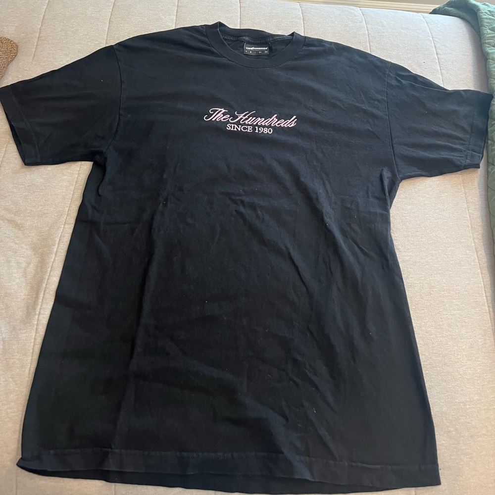 The Hundreds Black and Pink T Shirt Size Mens Large